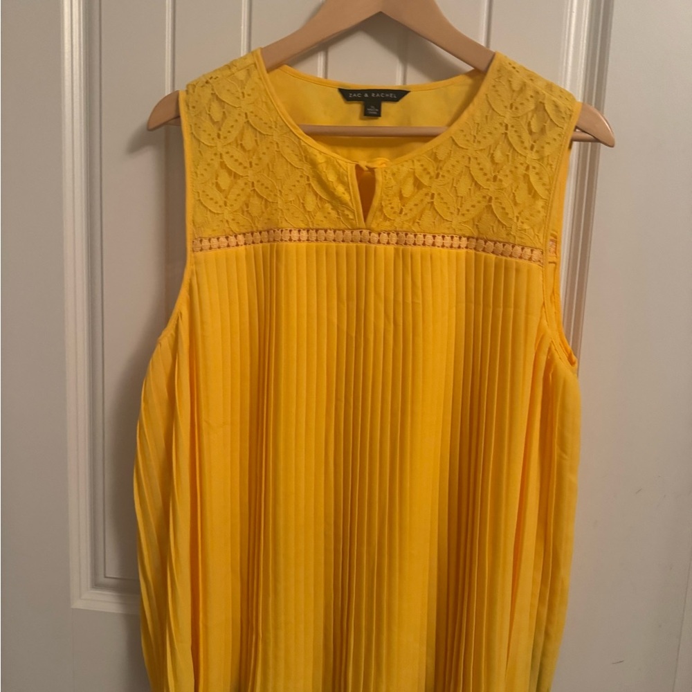Yellow Sleeveless Top